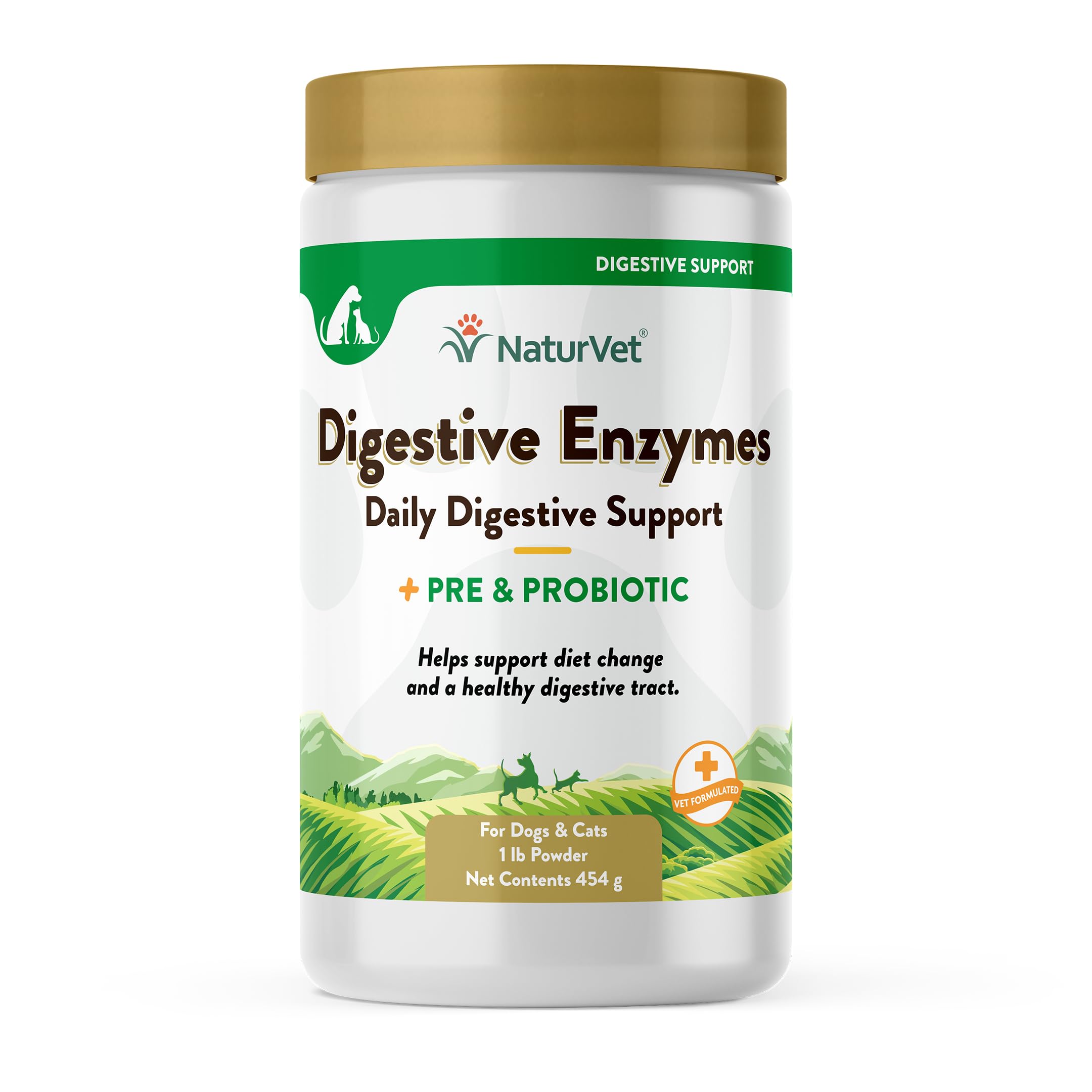 Foto 2 pulgar | Enzimas Digestivas Naturvet Plus Probióticos Y Prebióticos 454 G - Venta Internacional.