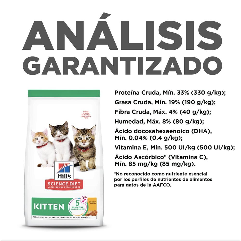 Foto 9 pulgar | Hill's Felino Kitten 1.6 Kg 1 Unid X Caja