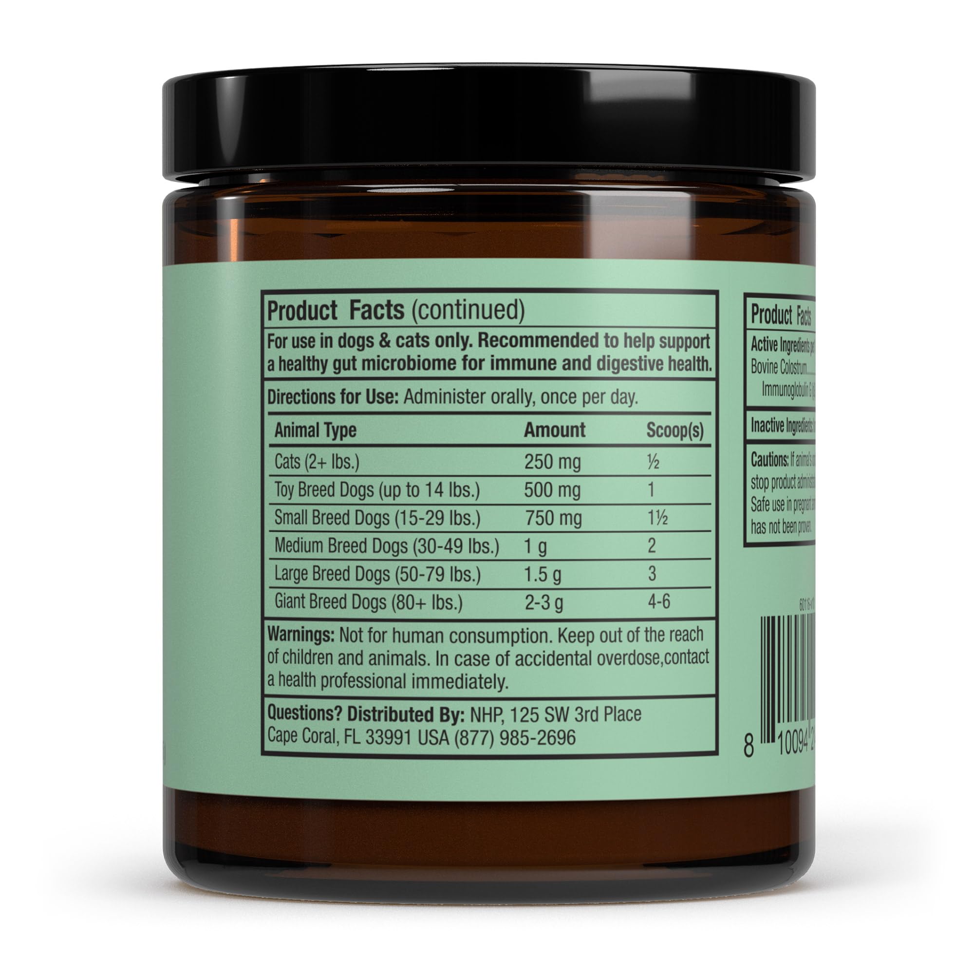 Foto 3 | Suplemento Dr. Mercola Bark & Whiskers New Zealand Colostrum - Venta Internacional.