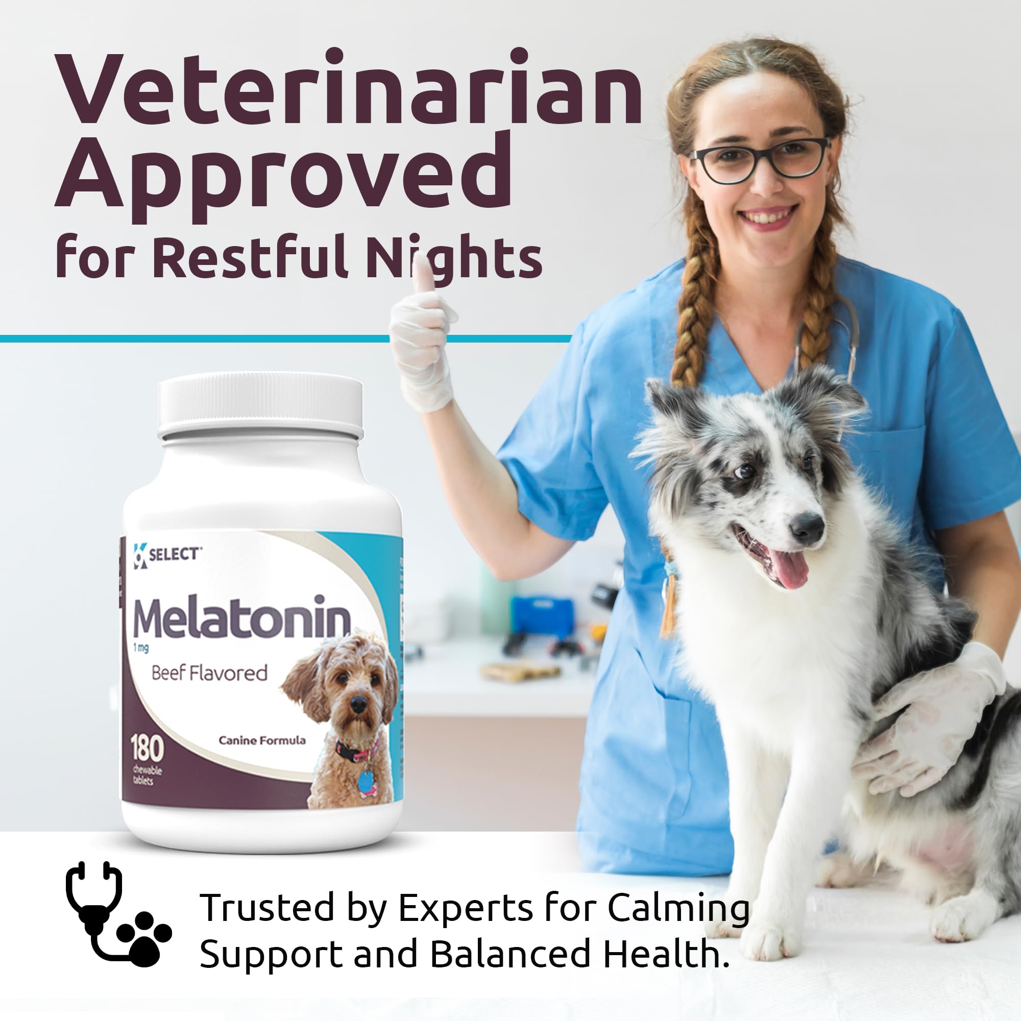 Foto 7 | Masticables Calmantes De Melatonina K9 Select Para Perros  1 Mg  180 Comprimidos - Venta Internacional.