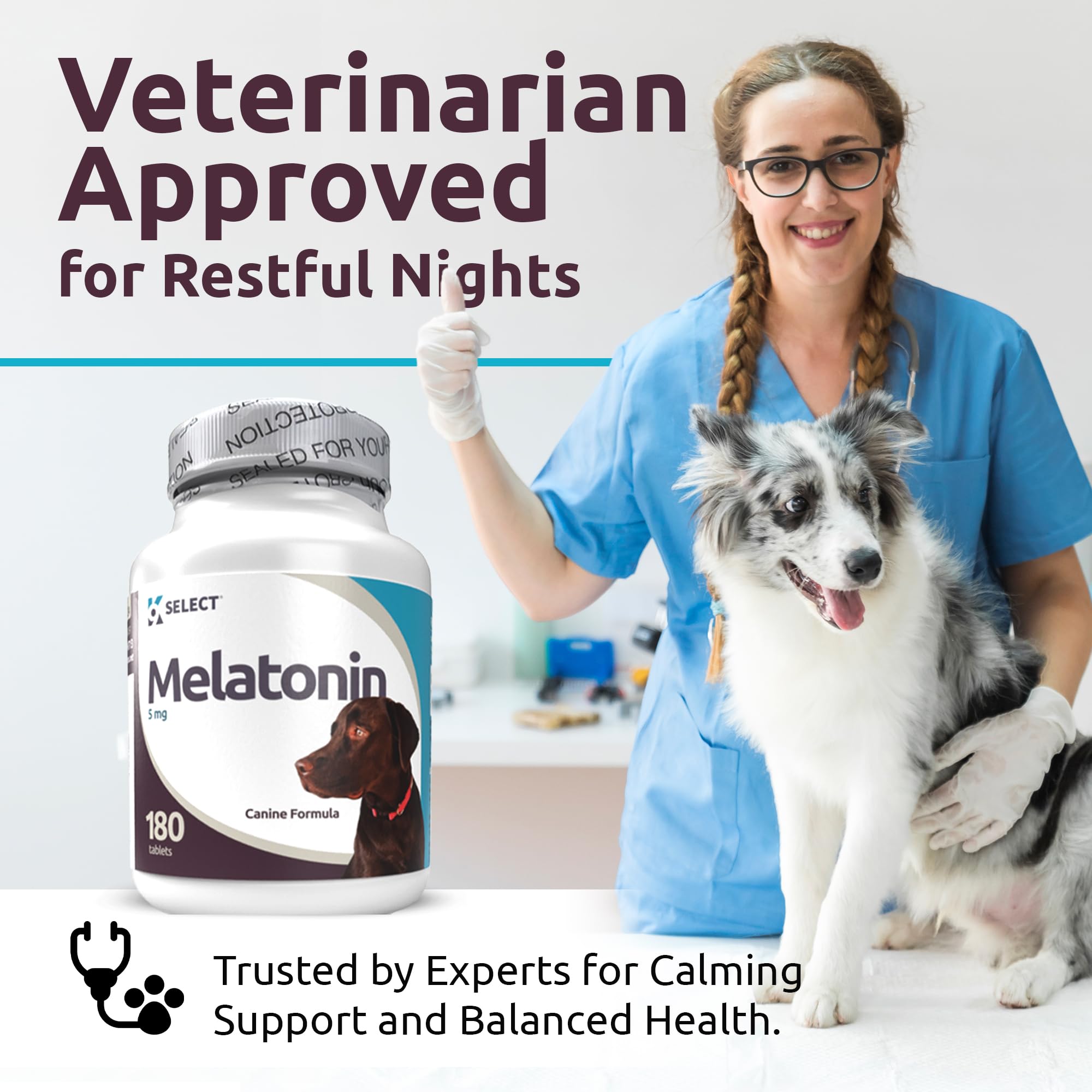 Foto 7 | Suplemento K9 Select Melatonin 5 Mg Para Perros Grandes 180 Comprimidos - Venta Internacional.