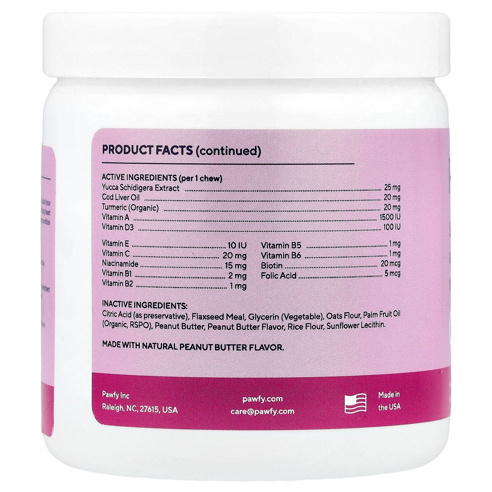 Foto 3 pulgar | Multivitamínico Para Perros  6 Meses O Más  Mantequilla De Maní  30 Masticables - Venta Internacional.