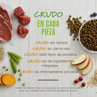 Foto 3 | Instinct Be Natural Alimento Para Perro Con Carne De Res 11.3 Kg.