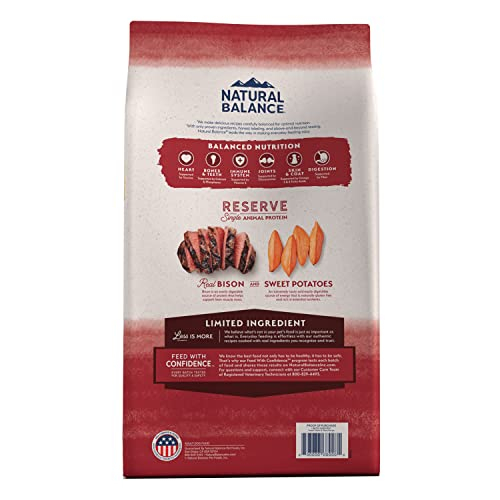 Foto 3 pulgar | Alimento Para Perros Natural Balance Con Ingredientes Limitados, Batata Y B - Venta Internacional.