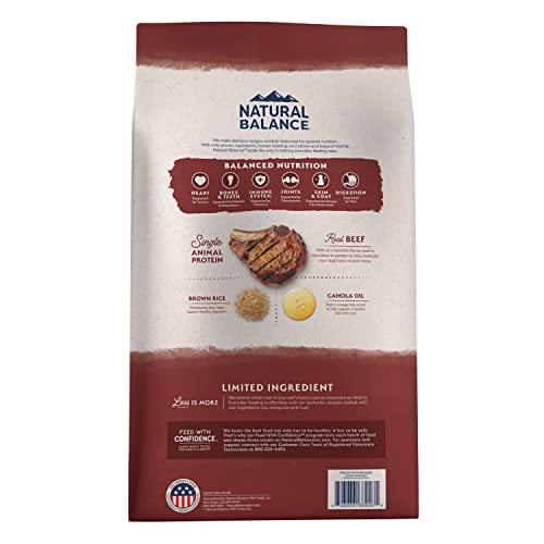 Foto 3 pulgar | Alimento Para Perros Natural Balance Con Ingredientes Limitados, Carne Dietética, 1,8 Kg - Venta Internacional.