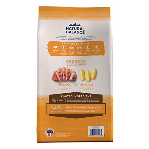 Foto 3 pulgar | Alimento Seco Para Perros Natural Balance Limited Para Pato Y Patata, 5,4 Kg - Venta Internacional.