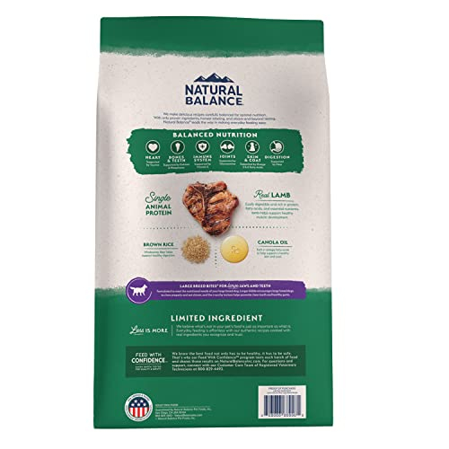 Foto 3 pulgar | Alimento Para Perros Natural Balance Con Ingredientes Limitados, Diet Lamb, 5,4 Kg - Venta Internacional.