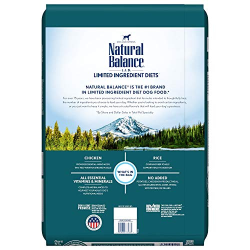 Foto 4 pulgar | Alimento Para Perros Natural Balance L.i.d., Pollo Y Arroz Integral, 5,4 Kg - Venta Internacional.