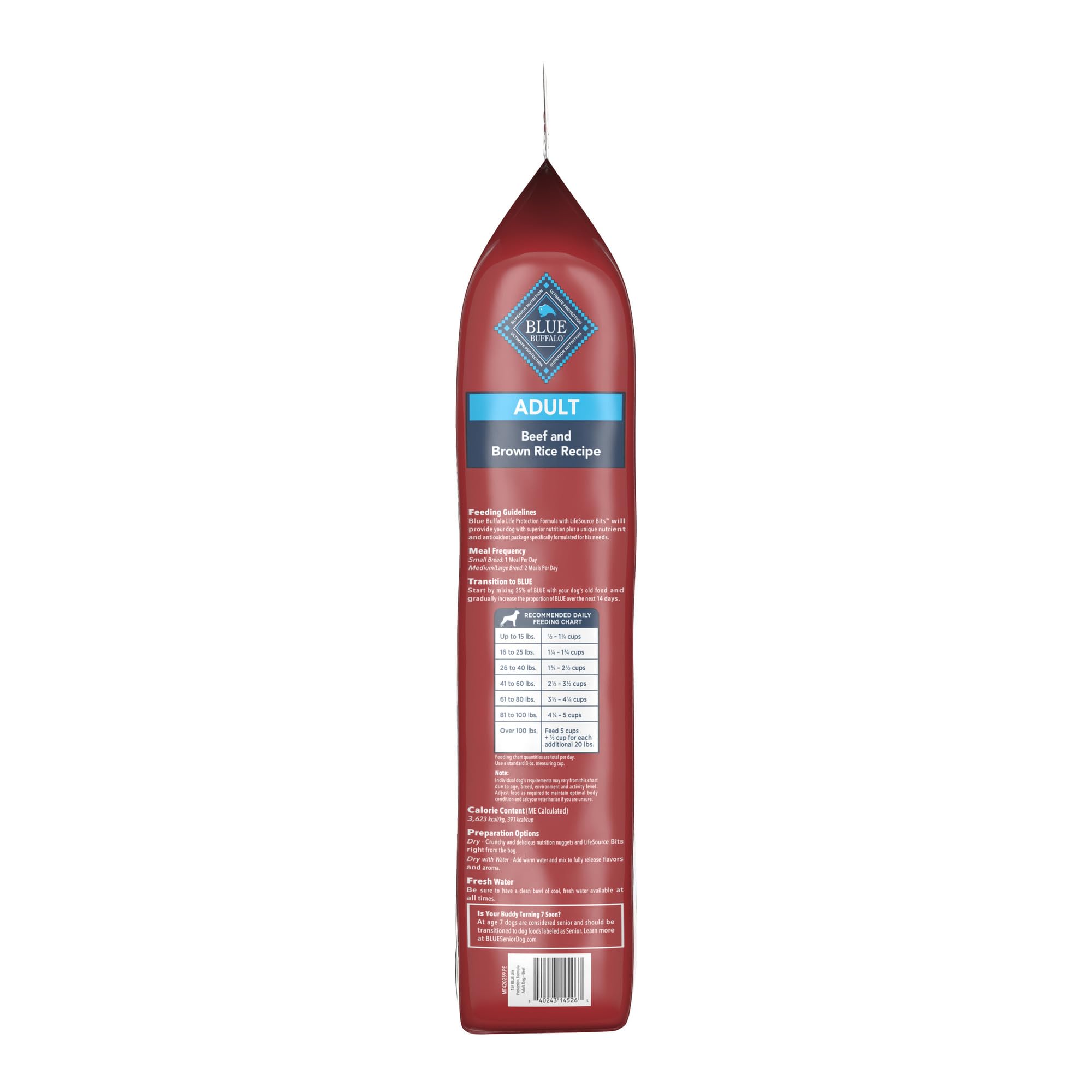 Foto 4 | Alimento Para Perros Blue Buffalo Life Protection, Carne De Res Para Adultos, 6,8 Kg - Venta Internacional.