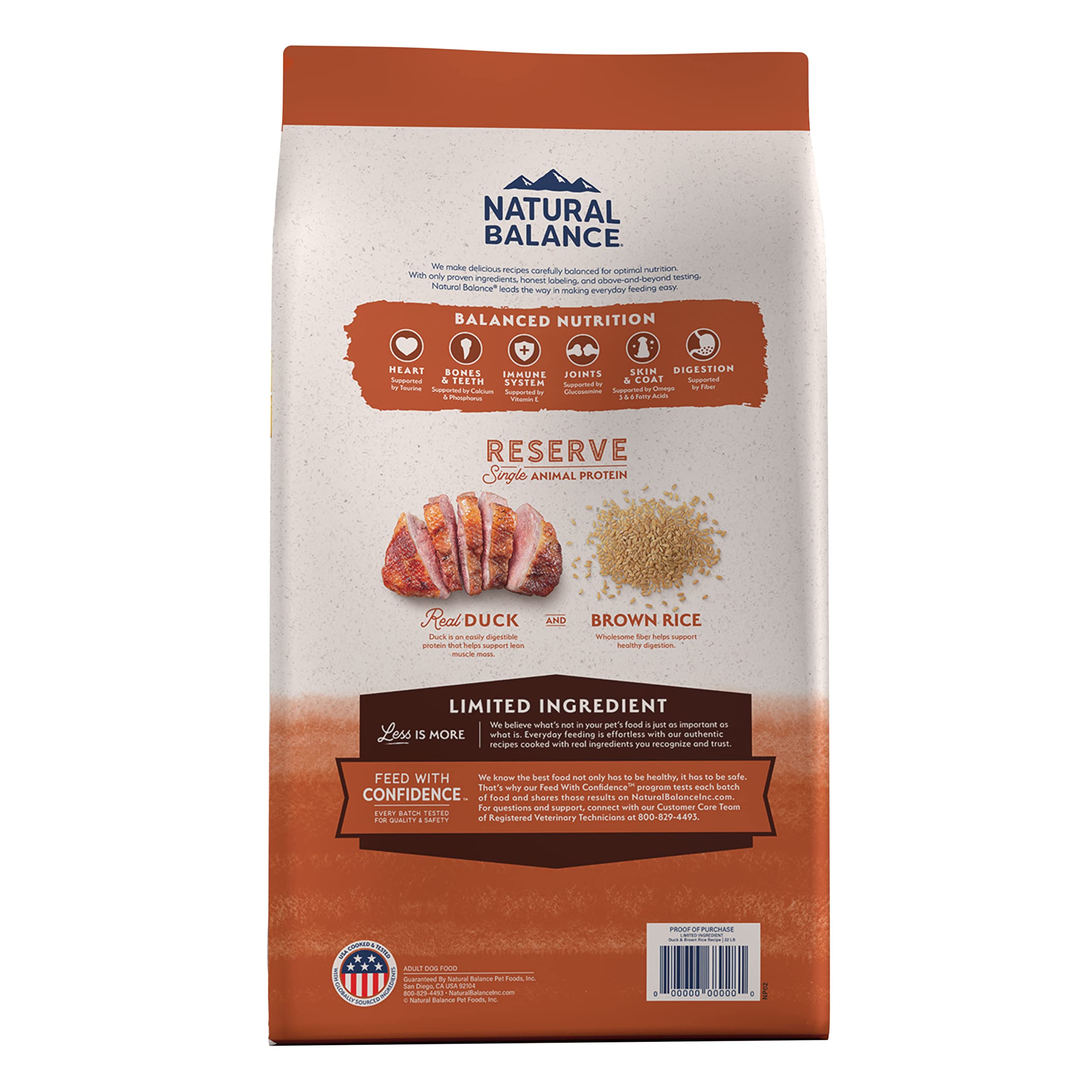 Foto 3 pulgar | Alimento Para Perros Natural Balance Limited, Pato Y Arroz Integral, 10 Kg - Venta Internacional.