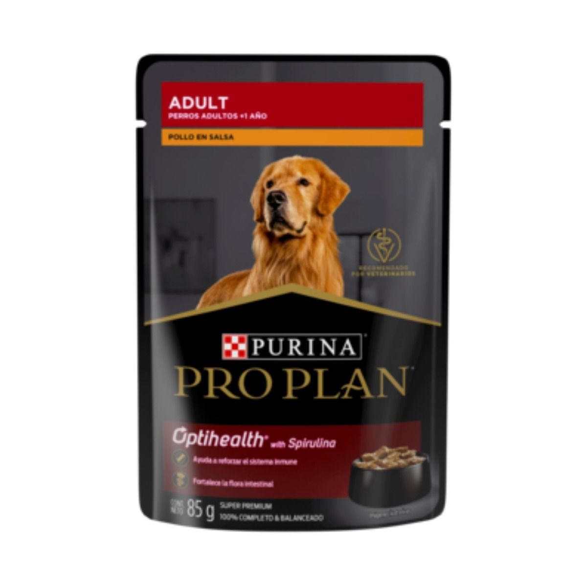 Alimento para Perro Pouch Perro Adulto Pollo Purina Pro Plan 85 gr