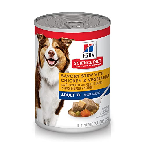 Foto 2 pulgar | Comida Húmeda Para Perros Hill's Science Diet, Estofado De Pollo Para Mayores De 7 Años, 375 Ml - Venta Internacional.