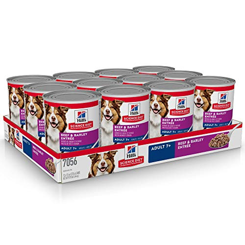 Foto 4 pulgar | Comida Húmeda Para Perros Hill's Science Diet Para Adultos Mayores De 7 Años, Carne De Res Y Cebada, - Venta Intern