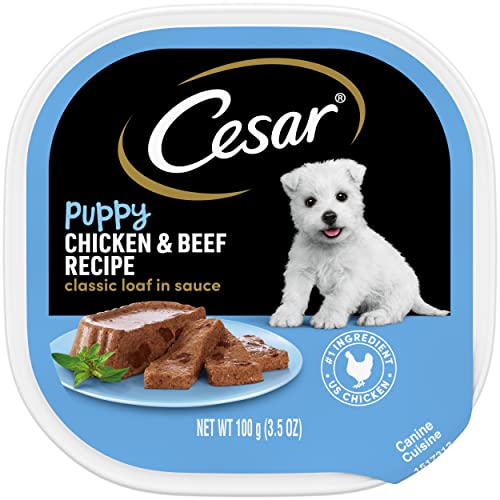 Foto 2 pulgar | Comida Húmeda Para Perros Cesar Puppy Soft Classic Loaf Chicken & Beef 24 - Venta Internacional.