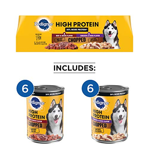 Foto 3 pulgar | Comida Húmeda Para Perros Pedigree Con Alto Contenido De Proteínas Para Adultos, Sabor Picado, 12 X  - Venta Intern