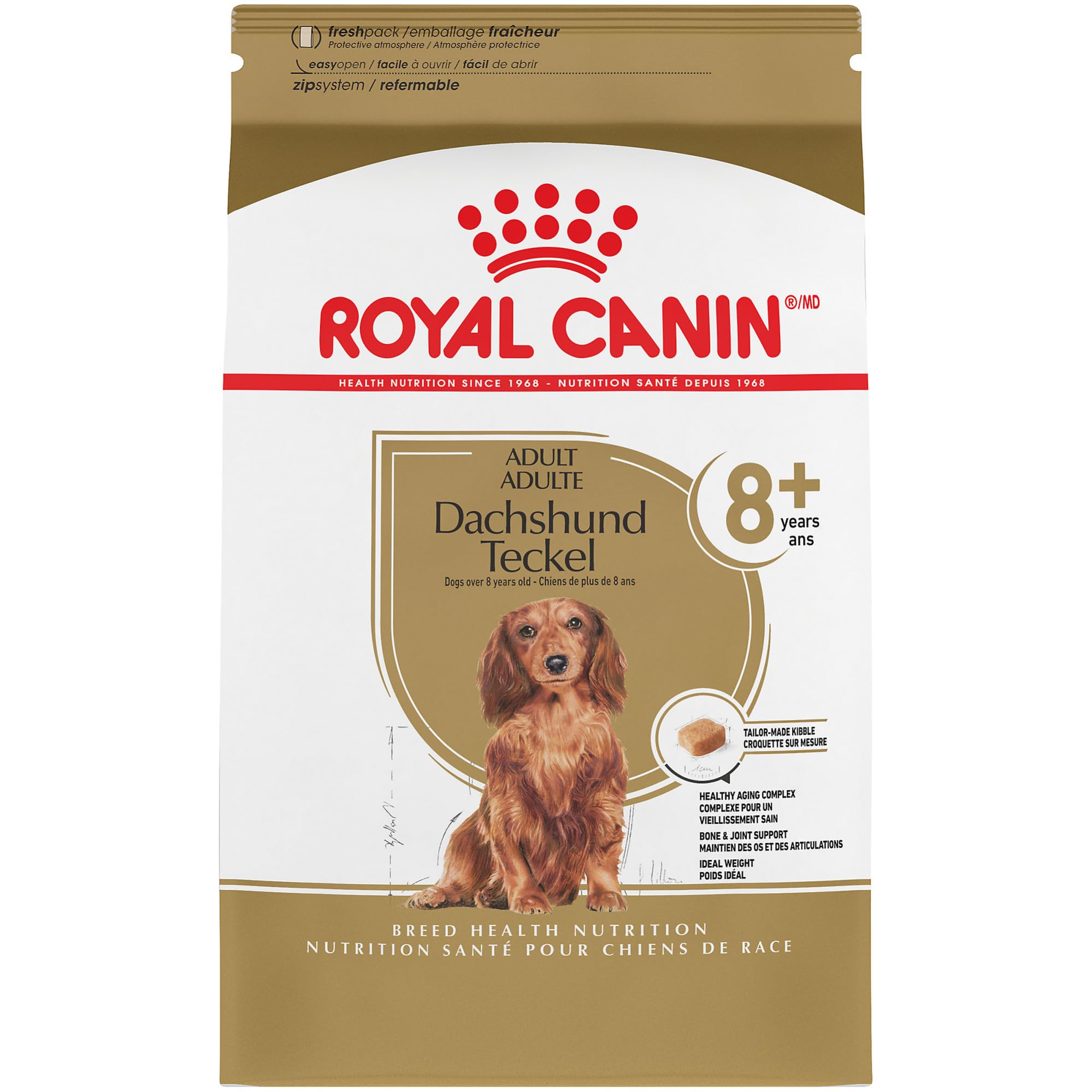 Alimento Para Perros Royal Canin Breed Health Nutrition Dachshund 8+ 1,36 Kg - Venta Internacional.