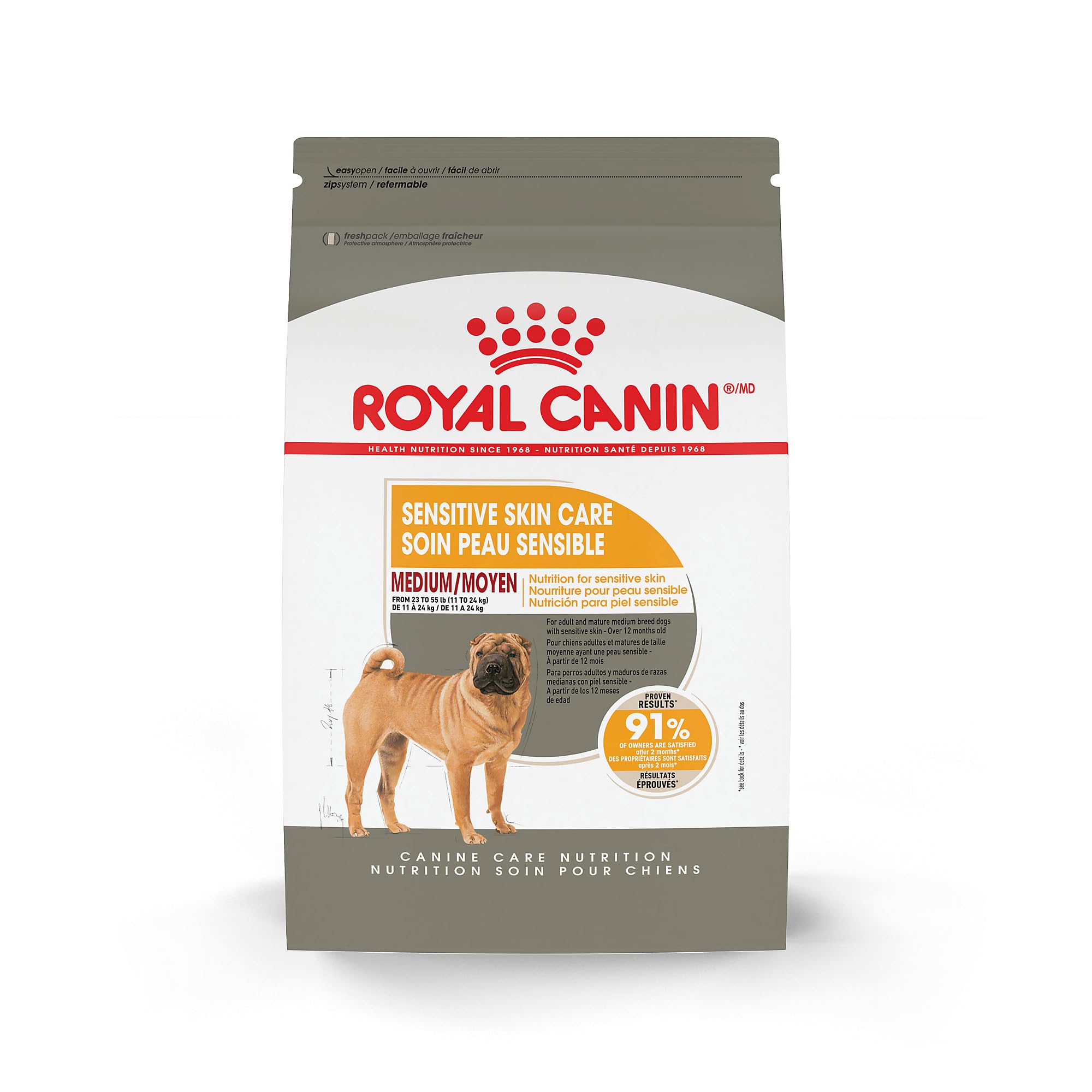 Alimento Para Perros Royal Canin Medium Sensible Skin Care 2,7 Kg - Venta Internacional.