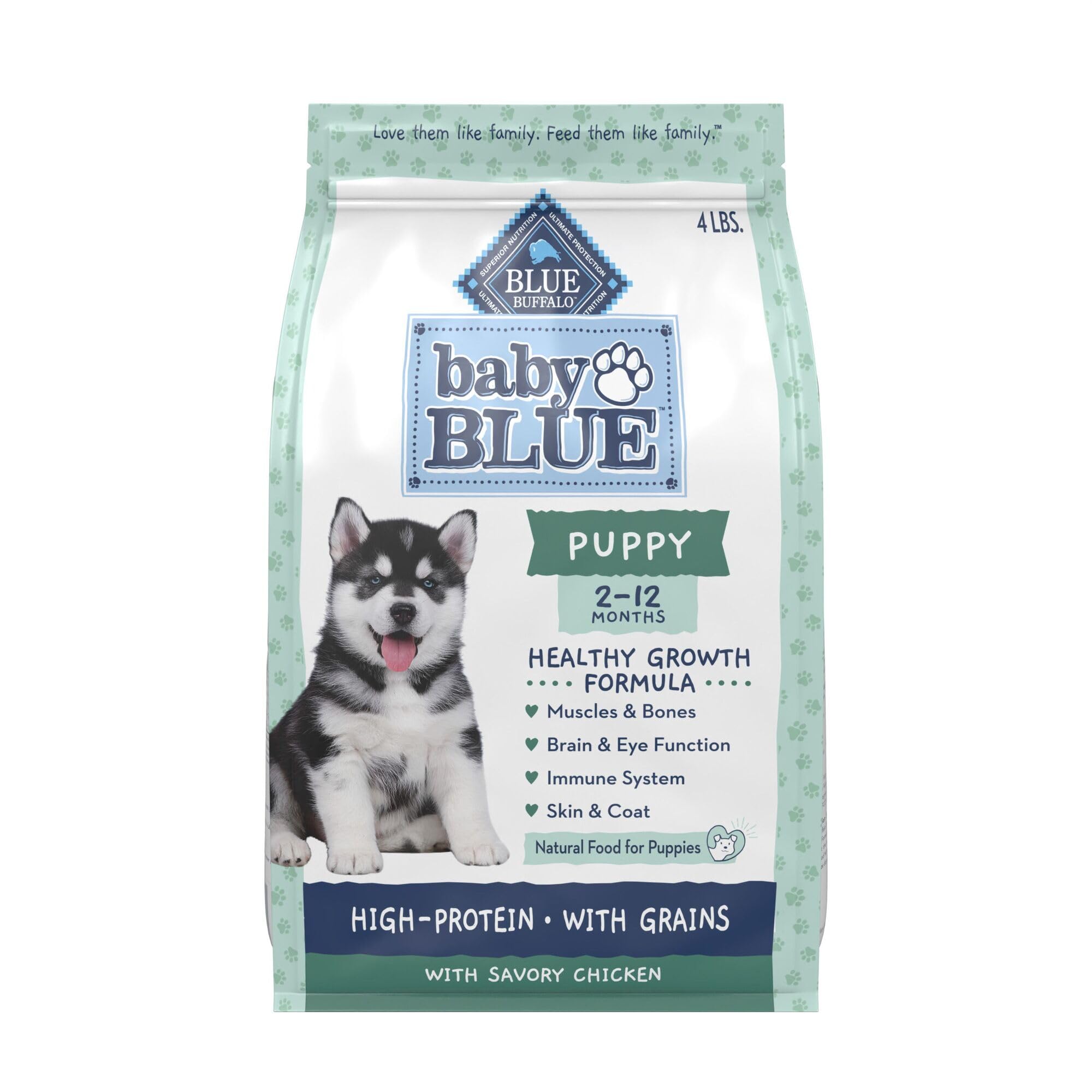 Alimento Seco Blue Buffalo Baby Blue Para Cachorros De 1,8 Kg - Venta Internacional.