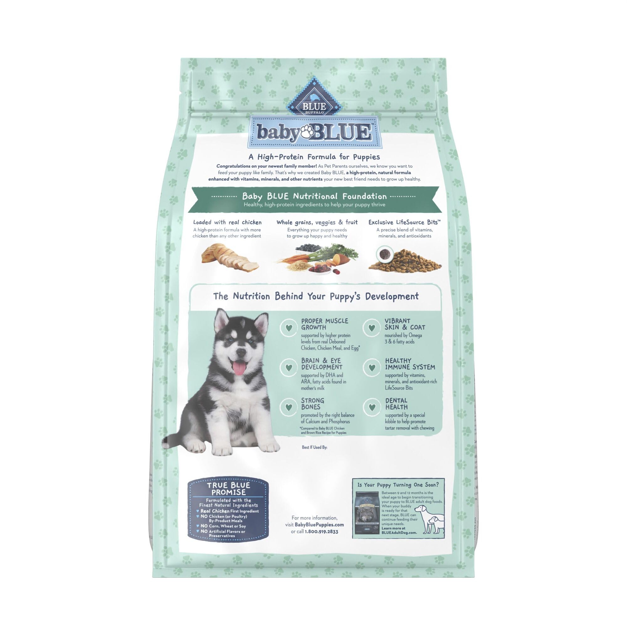 Foto 3 pulgar | Alimento Seco Blue Buffalo Baby Blue Para Cachorros De 1,8 Kg - Venta Internacional.