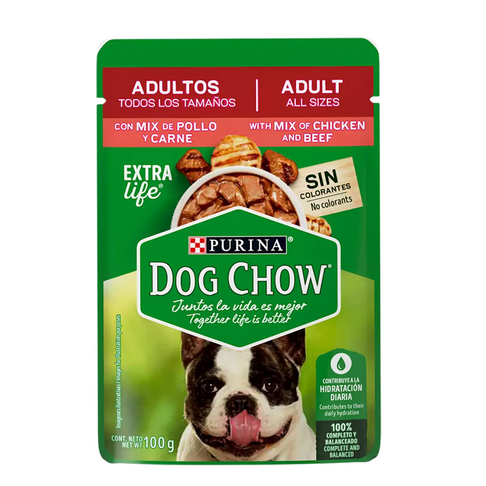 Alimento Húmedo Para Perro Dog Chow Adulto 100gr 40pz