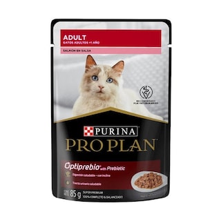 Foto 1 | Proplan Pouch Alimento Humedo Adulto Cat Salmon 85 G 24pz