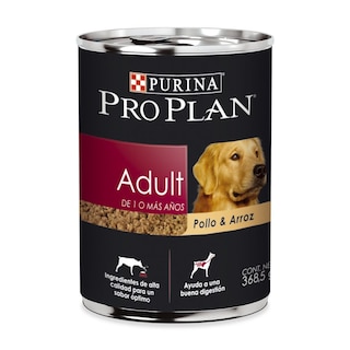 Foto 1 | Proplan Lata Alimento Humedo Adulto Pollo Y Arroz 368g 12pz