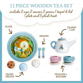 Foto 2 | Juego de Té Kids Preferded Beatrix Potter Peter Rabbit de Madera - Venta Internacional