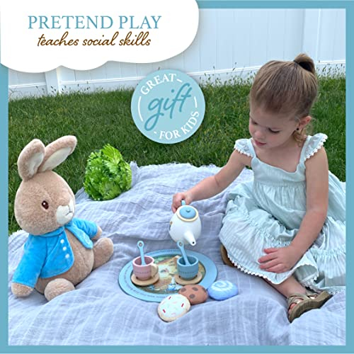Foto 3 | Juego de Té Kids Preferded Beatrix Potter Peter Rabbit de Madera - Venta Internacional