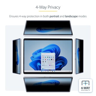 Foto 4 | Pantalla De Privacidad Startech.com De 4 Vías Para Surface Pro De 13 Pulgadas - Venta Internacional.