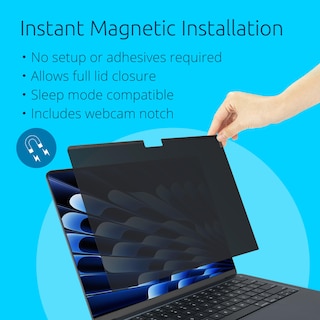 Foto 4 | Pantalla De Privacidad Kensington Mp136 Para Macbook Air De 13,6 Pulgadas - Venta Internacional.