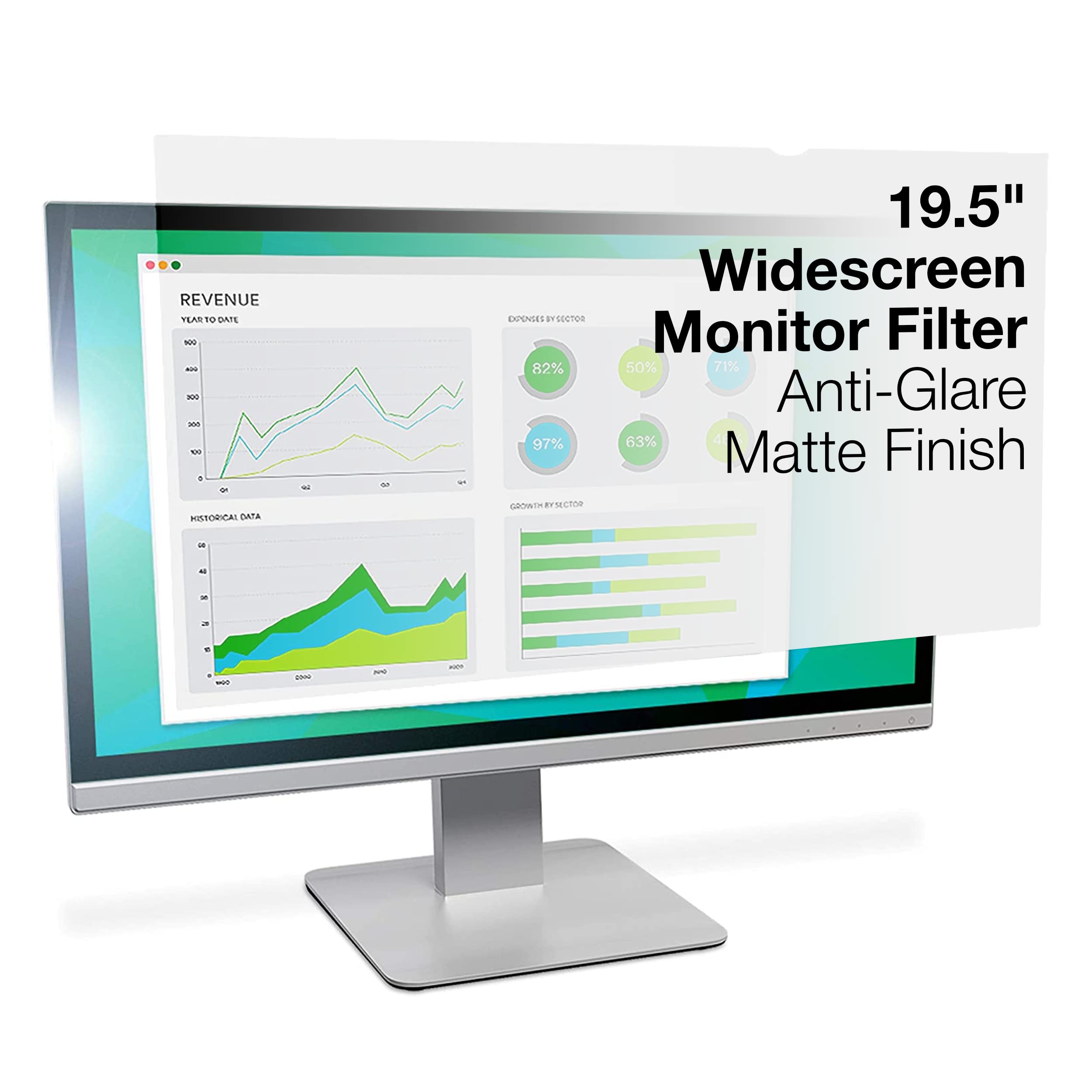 Foto 2 pulgar | Filtro Antideslumbrante 3m Para Monitor Panorámico De 19,5 Pulgadas - Venta Internacional.