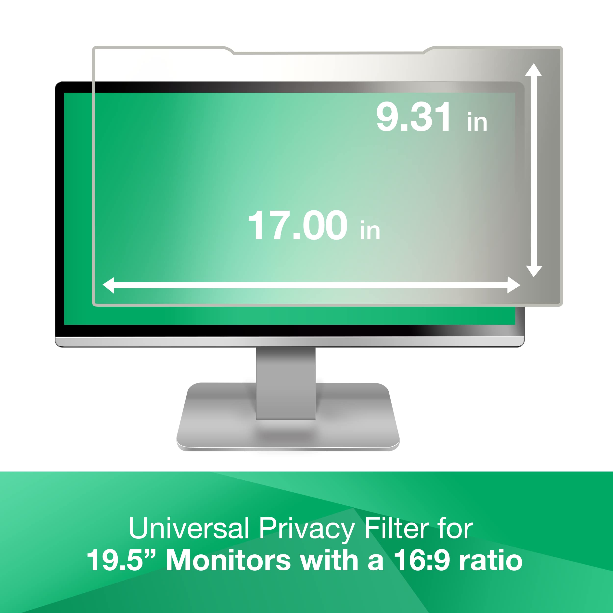Foto 4 pulgar | Filtro Antideslumbrante 3m Para Monitor Panorámico De 19,5 Pulgadas - Venta Internacional.