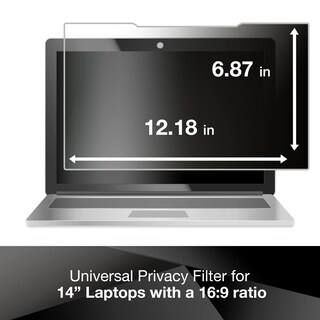 Foto 3 | Filtro De Privacidad 3m Para Portátil Con Pantalla Ancha De 14 Pulgadas - Venta Internacional.
