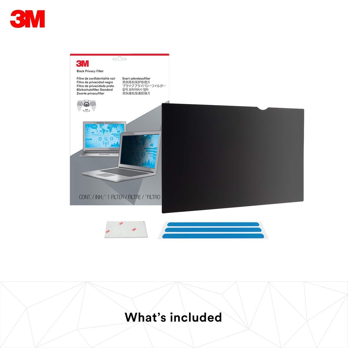 Foto 3 pulgar | Filtro De Privacidad 3m Negro Para Portátil Lcd Con Pantalla Ancha De 15,6 Pulgadas - Venta Internacional.