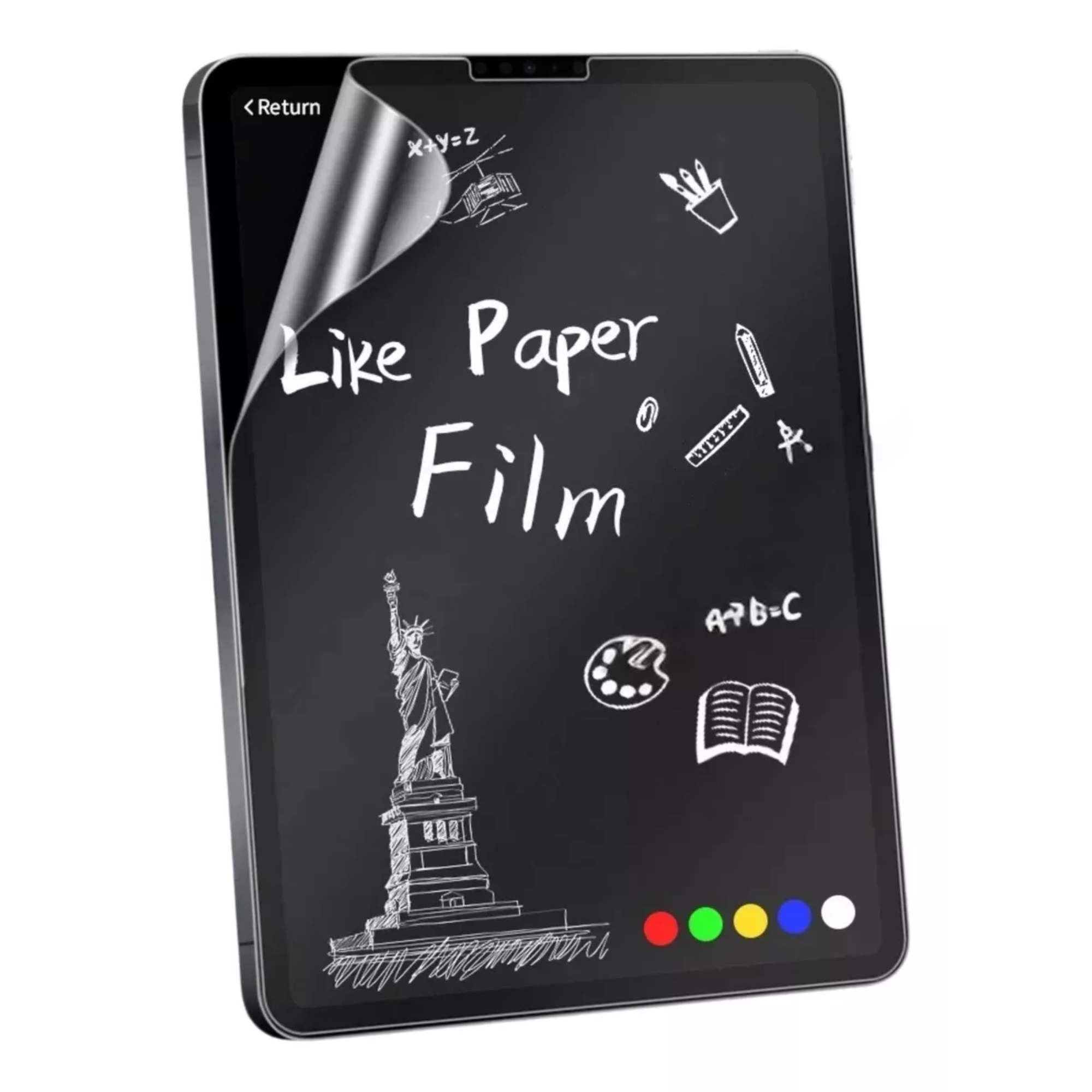 Foto 2 pulgar | 2 Micas Protector Pantalla Para Ipad Efecto Textura Papel