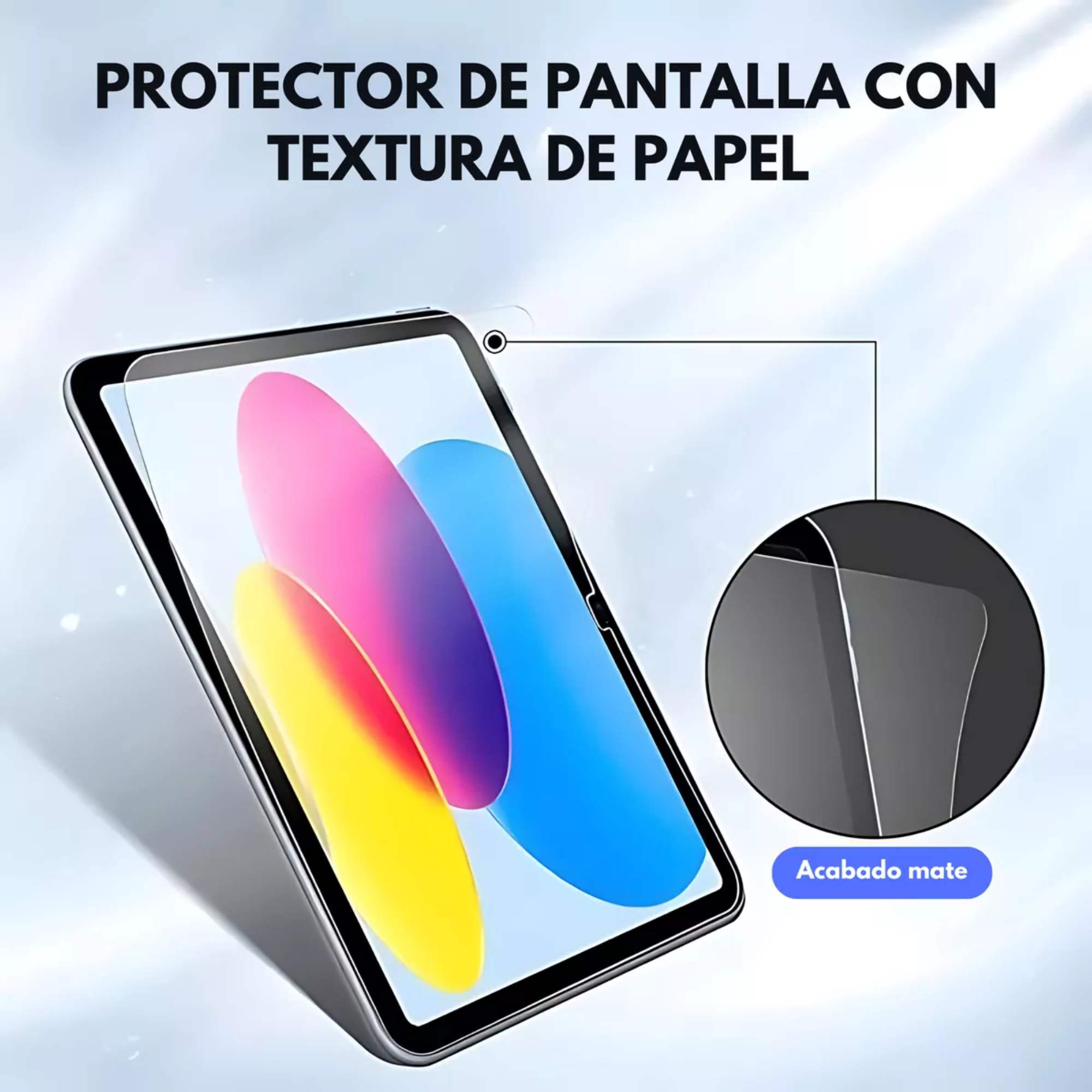 Foto 4 pulgar | 2 Micas Protector Pantalla Para Ipad Efecto Textura Papel
