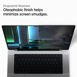 Foto 5 | Protector De Pantalla Spigen Glastr Slim Para Macbook Pro 14 - Venta Internacional.