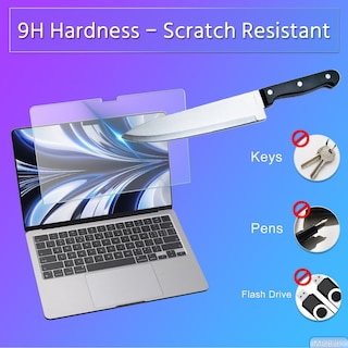 Foto 4 | Protector De Pantalla Mubuy-gol De Cristal Templado Para Macbook Air De 13 6 Pulgadas - Venta Internacional.