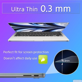 Foto 5 | Protector De Pantalla Mubuy-gol De Cristal Templado Para Macbook Air De 13 6 Pulgadas - Venta Internacional.