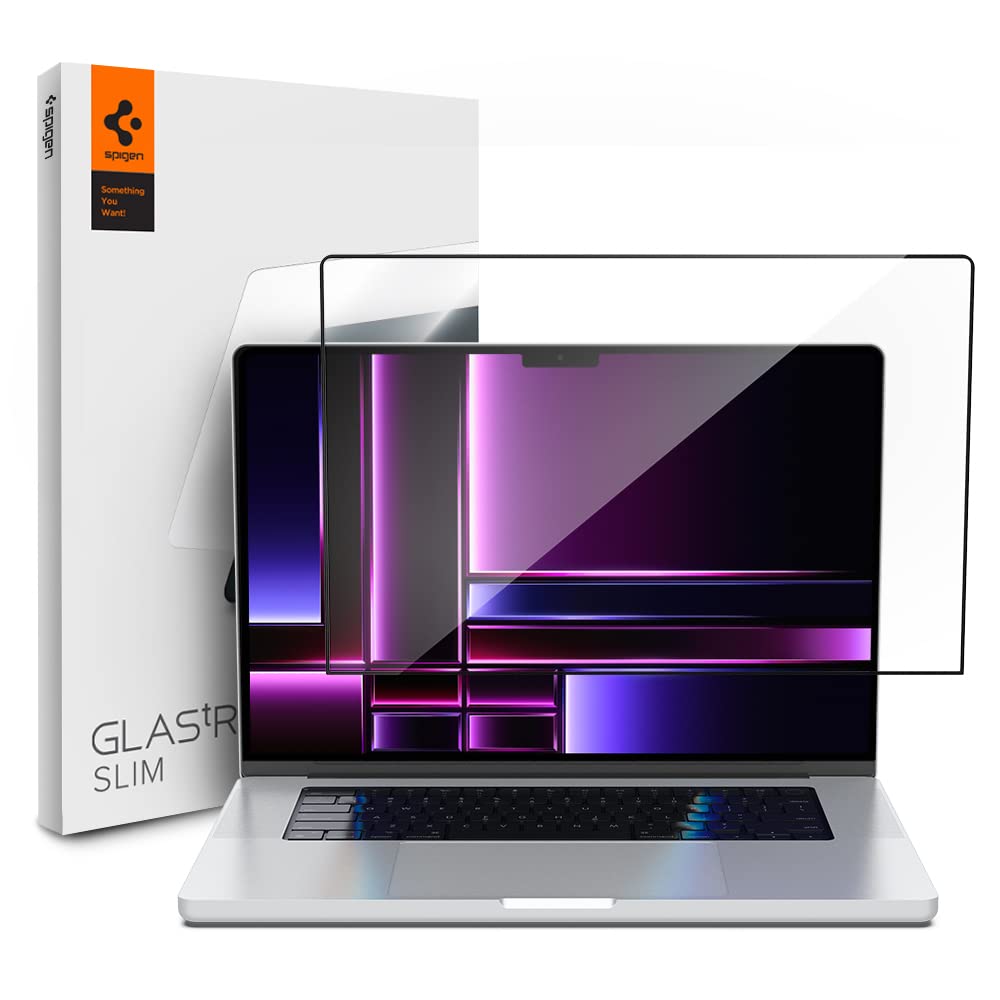Protector De Pantalla Spigen Glastr Slim Para Macbook Pro 16'' - Venta Internacional.