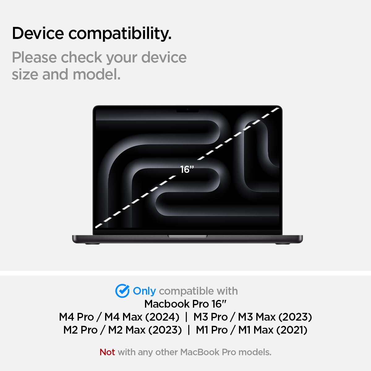 Foto 3 pulgar | Protector De Pantalla Spigen Glastr Slim Para Macbook Pro 16'' - Venta Internacional.