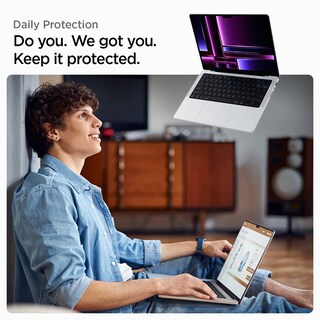 Foto 7 | Protector De Pantalla Spigen Glastr Slim Para Macbook Pro 16'' - Venta Internacional.