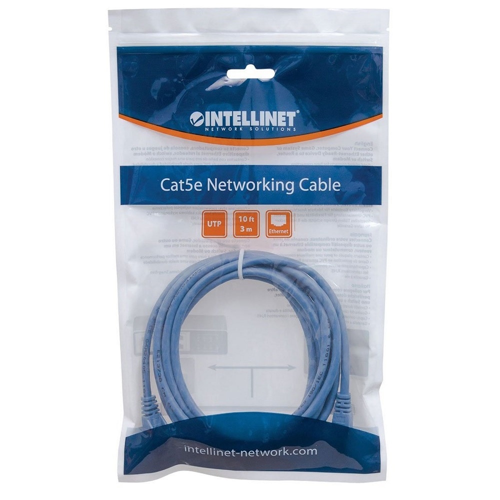 Cable de Parcheo Intellinet 342568 color Azul .5 m Rj-45 To Rj-45 $139