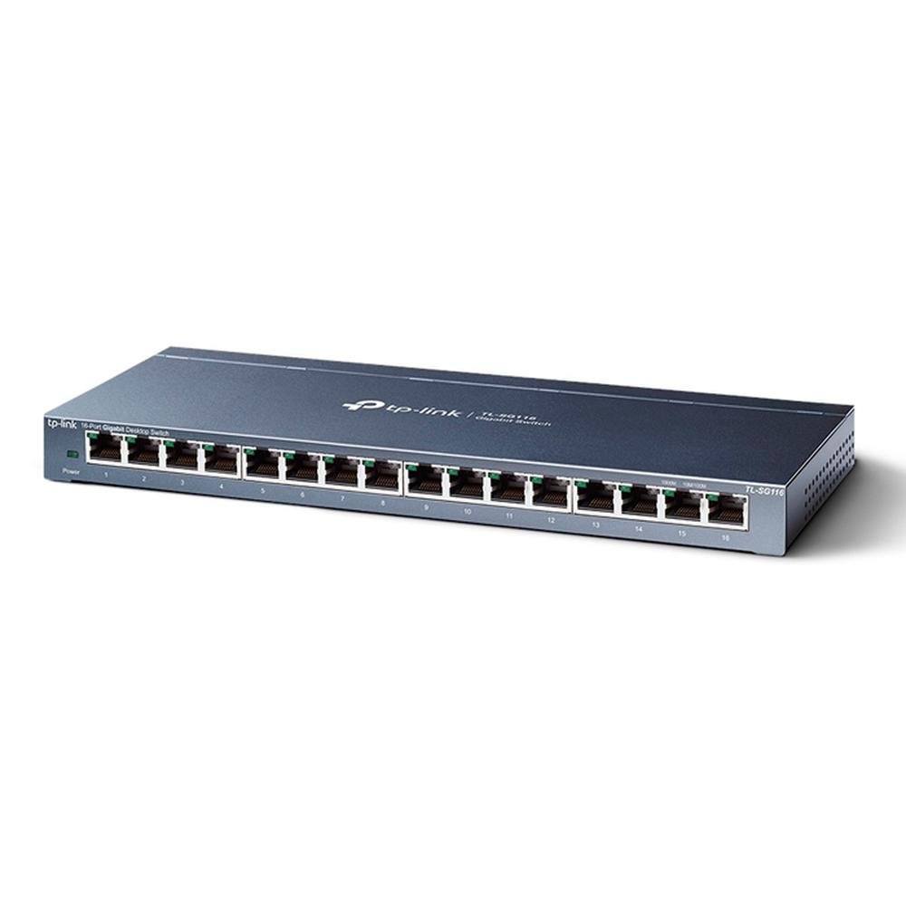 Foto 2 | Switch TP-LINK TL-SG116 color Negro 16 Puertos Gigabit Ethernet 10/100/1000 Mbps