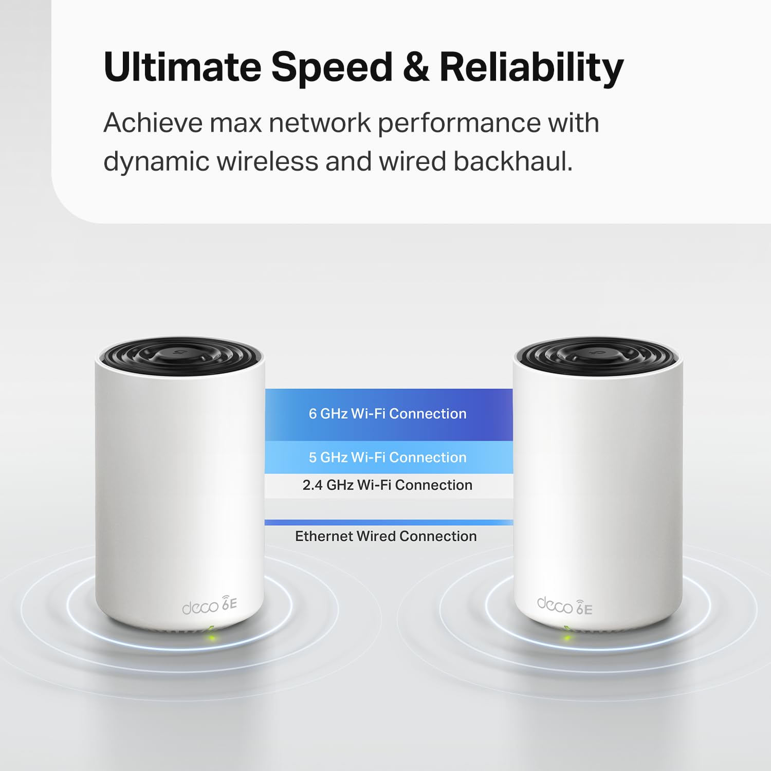 Foto 5 | Sistema Wifi En Malla Tp-link Deco Axe4900 Tribanda Wifi 6e, Paquete De 3 - Venta Internacional.