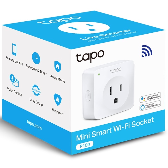 Foto 2 | Mini Enchufe Inteligente Tp-link Tapo P100 Wi-fi Smart Plug