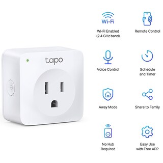 Foto 3 | Mini Enchufe Inteligente Tp-link Tapo P100 Wi-fi Smart Plug