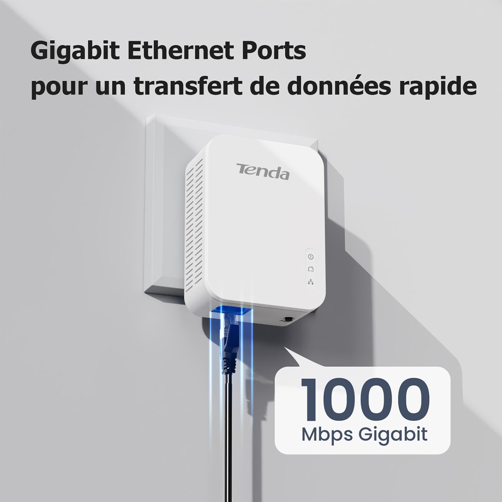 Foto 5 pulgar | Set Powerline Tenda Ah3 1000 Mbps - Venta Internacional.