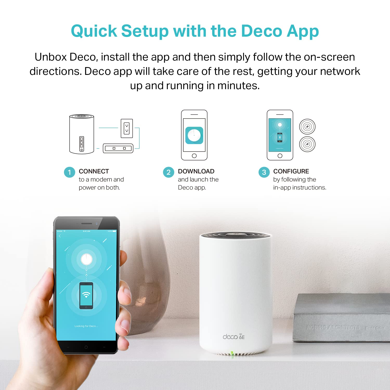 Foto 7 | Sistema De Malla Wifi 6e Tp-link Deco Axe5400, Paquete De 1 Unidad - Venta Internacional.