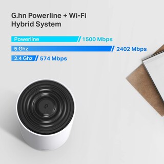 Foto 4 | Sistema De Malla Wifi 6 Powerline Tp-link Deco Px50, Paquete De 3 - Venta Internacional.